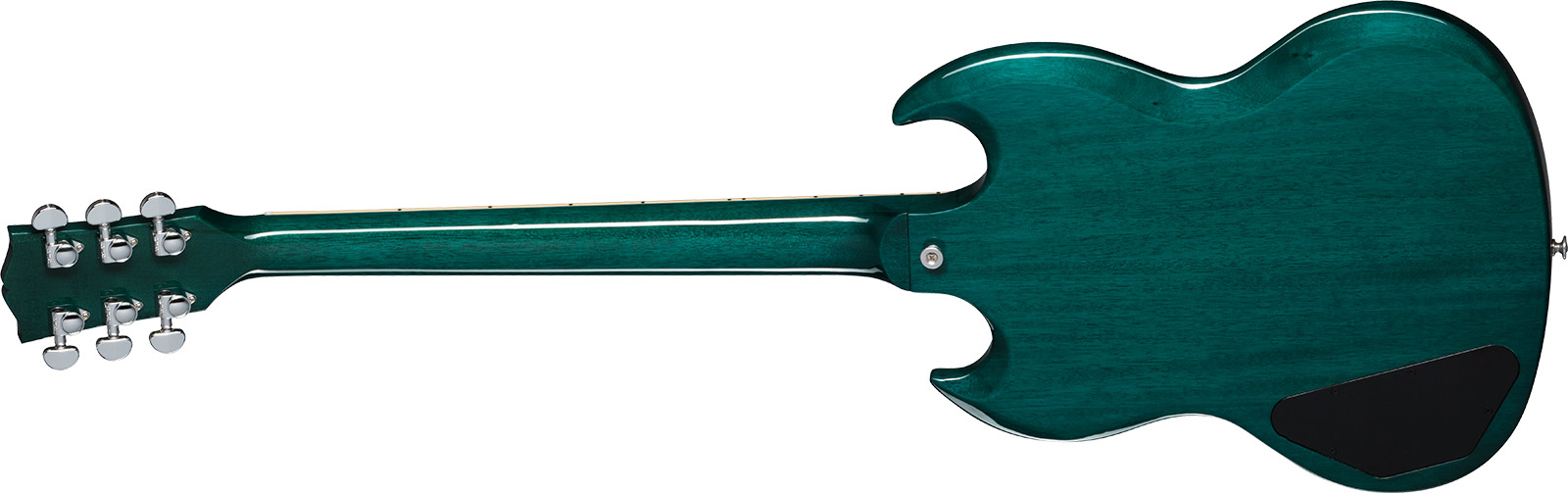 Gibson Sg Standard Custom Color 2h Ht Rw - Translucent Teal - Guitarra eléctrica de doble corte - Variation 1