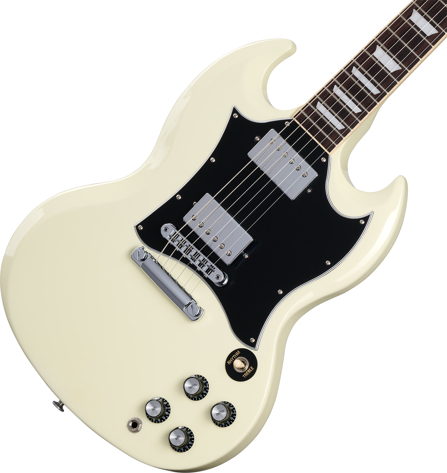 Gibson Sg Standard Custom Color 2h Ht Rw - Classic White - Guitarra eléctrica de doble corte - Variation 3
