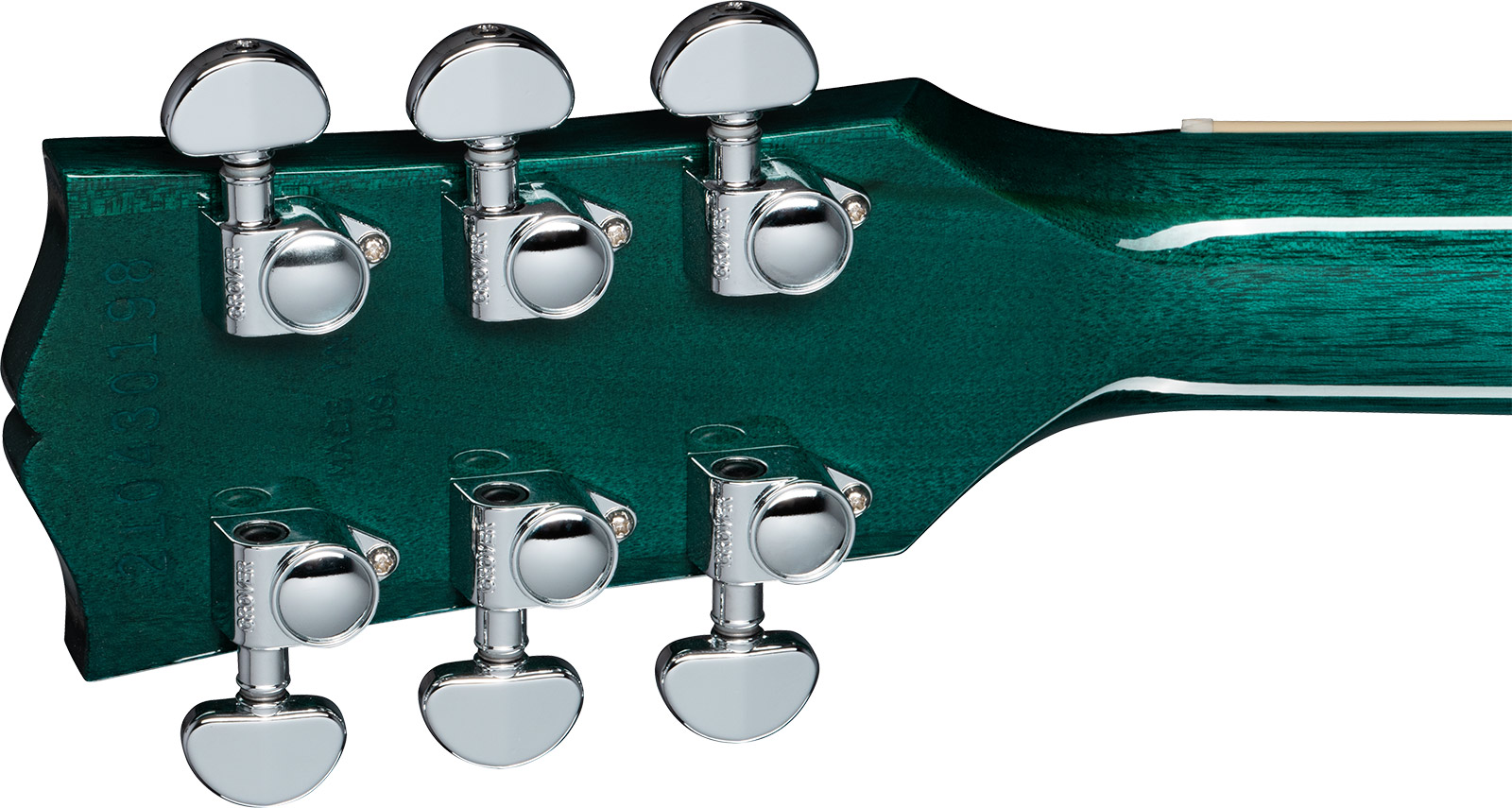 Gibson Sg Standard Custom Color 2h Ht Rw - Translucent Teal - Guitarra eléctrica de doble corte - Variation 4