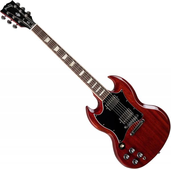Guitarra eléctrica de cuerpo sólido Gibson SG Standard Zurdo - Heritage cherry