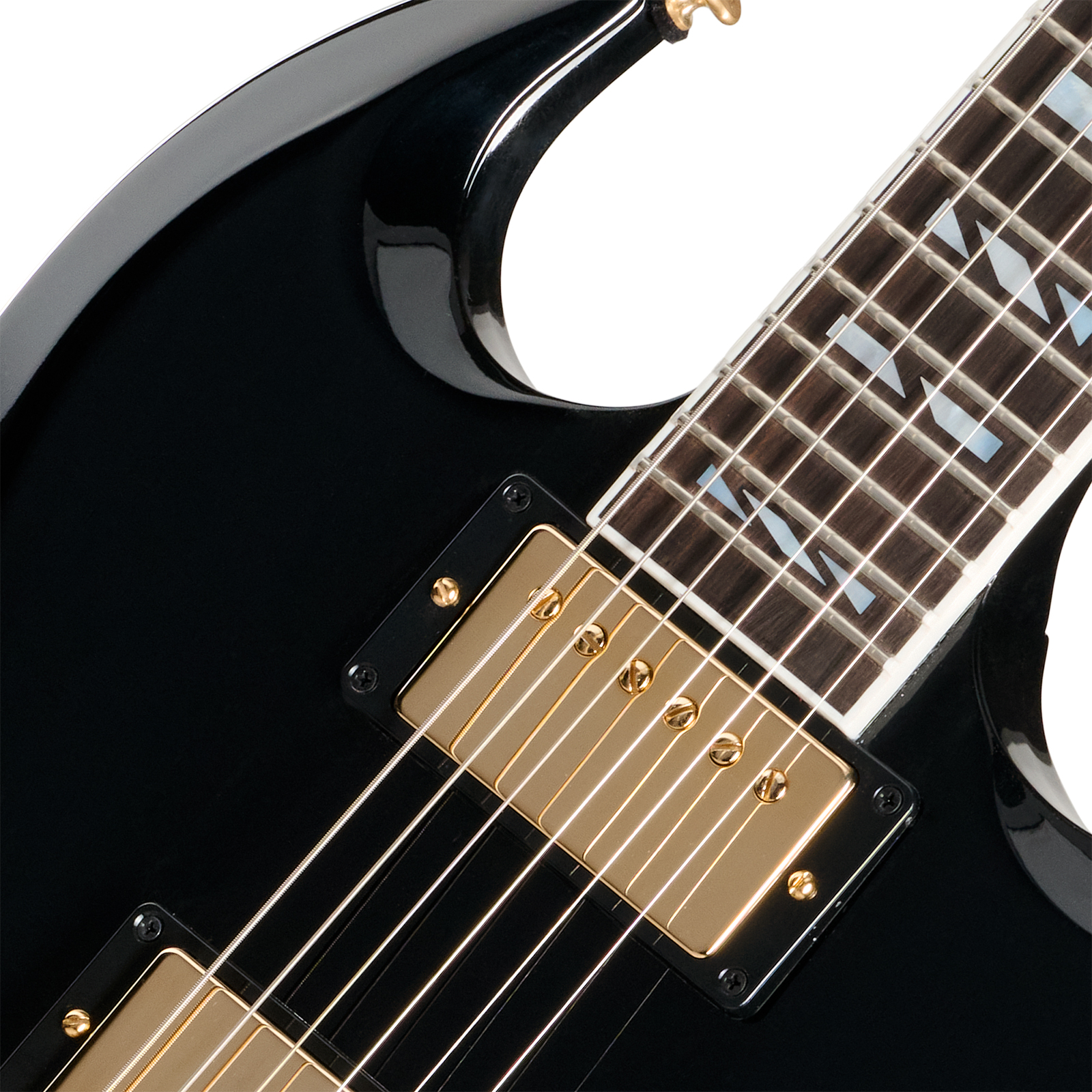 Gibson Sg Supreme Modern 2h Ht Eb - Ebony - Guitarra eléctrica de doble corte - Variation 2