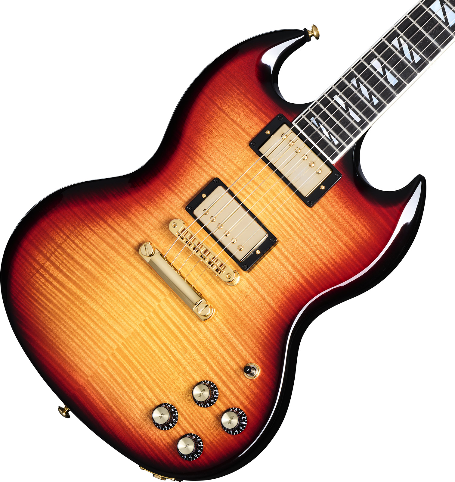 Gibson Sg Supreme Usa 2h Ht Rw - Fireburst - Guitarra eléctrica de doble corte - Variation 3