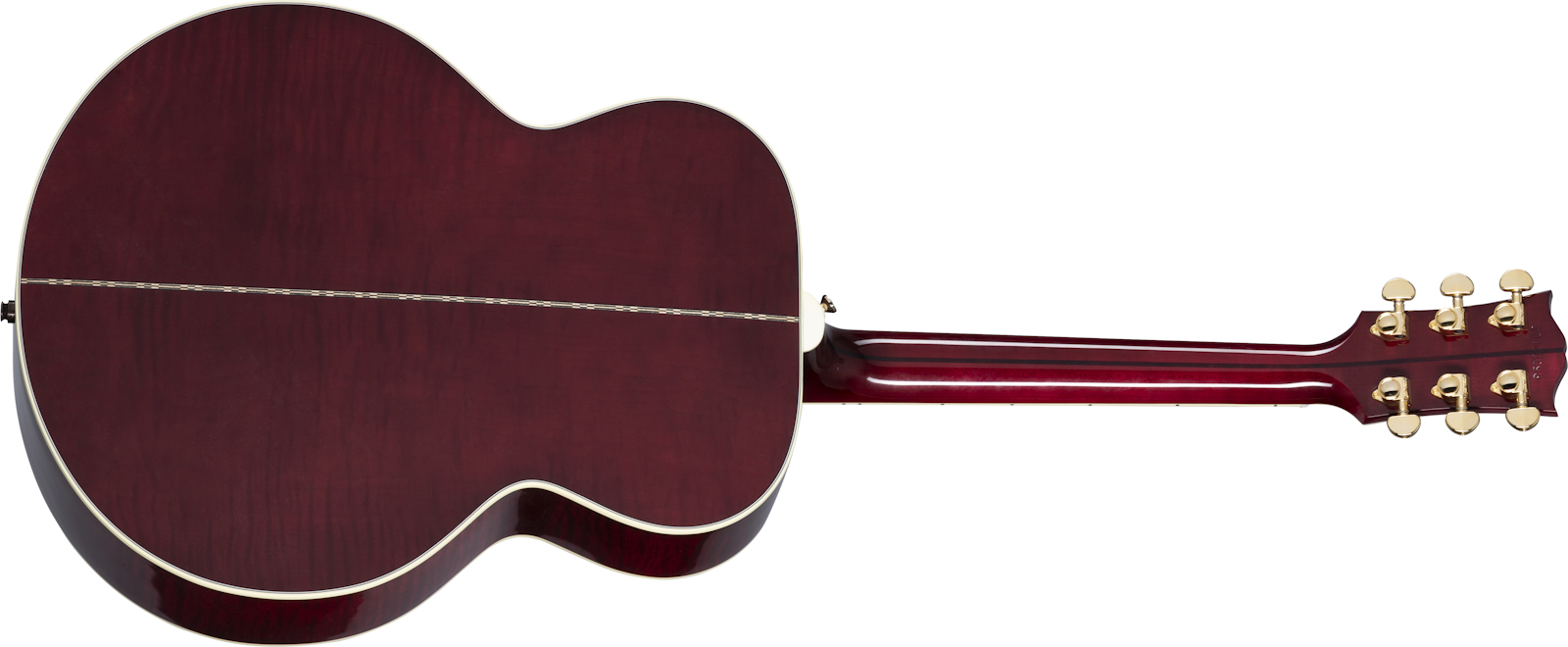 Gibson Sj-200 Standard Modern 2021 Super Jumbo Epicea Erable Rw - Wine Red - Guitarra electro acustica - Variation 1