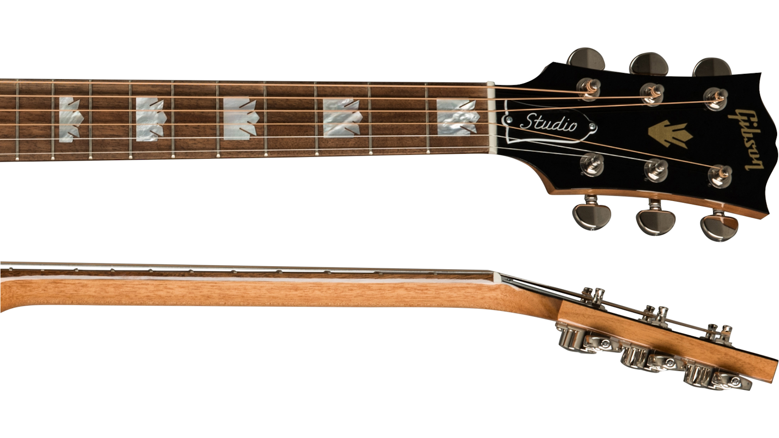 Gibson Sj-200 Studio Walnut Super Jumbo Epicea Noyer Noy - Antique Natural - Guitarra electro acustica - Variation 3
