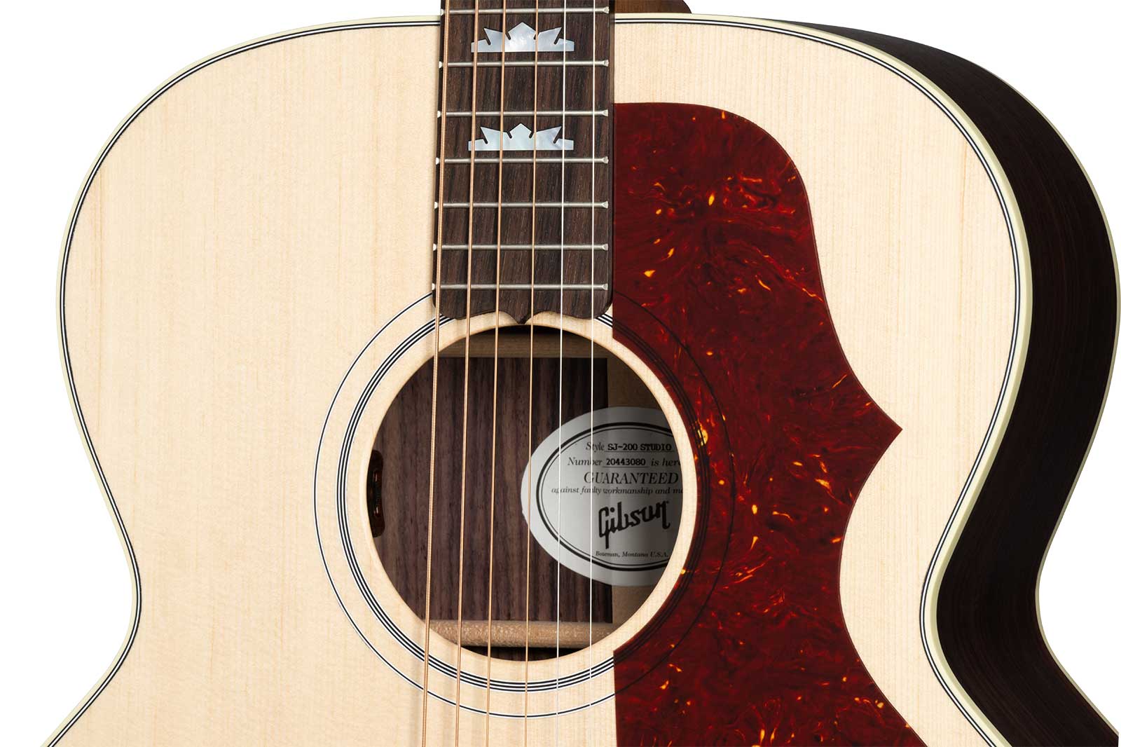 Gibson Sj-200 Studio Rosewood Modern 2024 Jumbo Epicea Palissandre Rw - Satin Natural - Guitarra folk - Variation 3