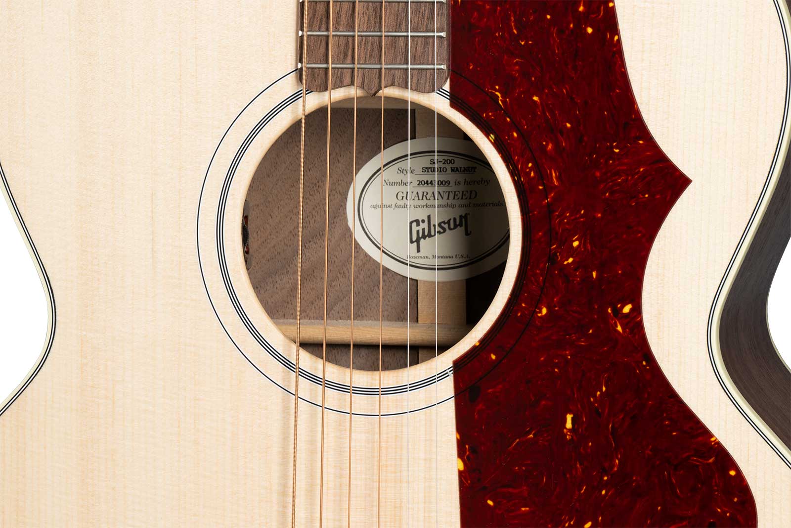 Gibson Sj-200 Studio Walnut Modern 2024 Jumbo Epicea Noyer Noy - Satin Natural - Guitarra folk - Variation 3