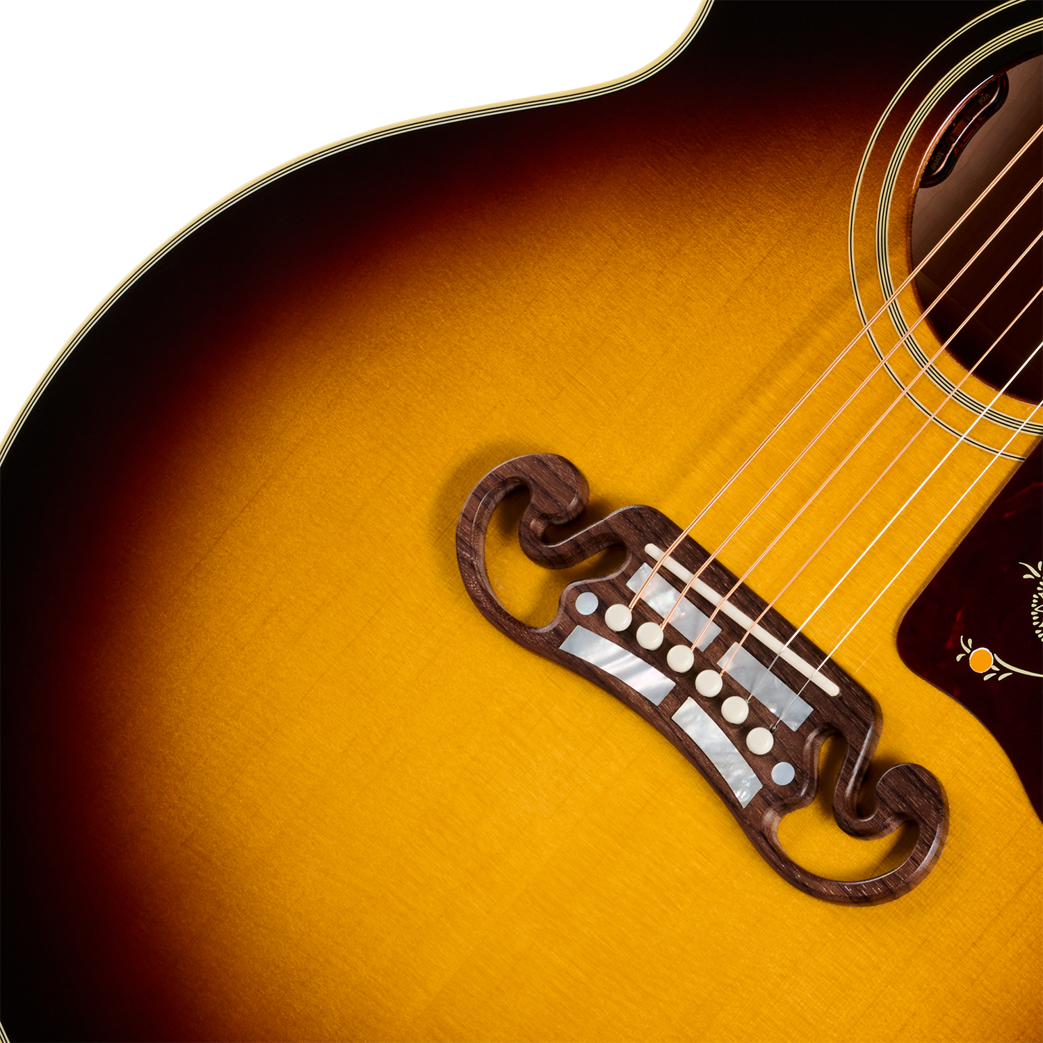 Gibson Sj200 Original (baggs Hifi Dna) Jumbo Epicea Erable Rw - Vintage Sunburst - Guitarra folk - Variation 3