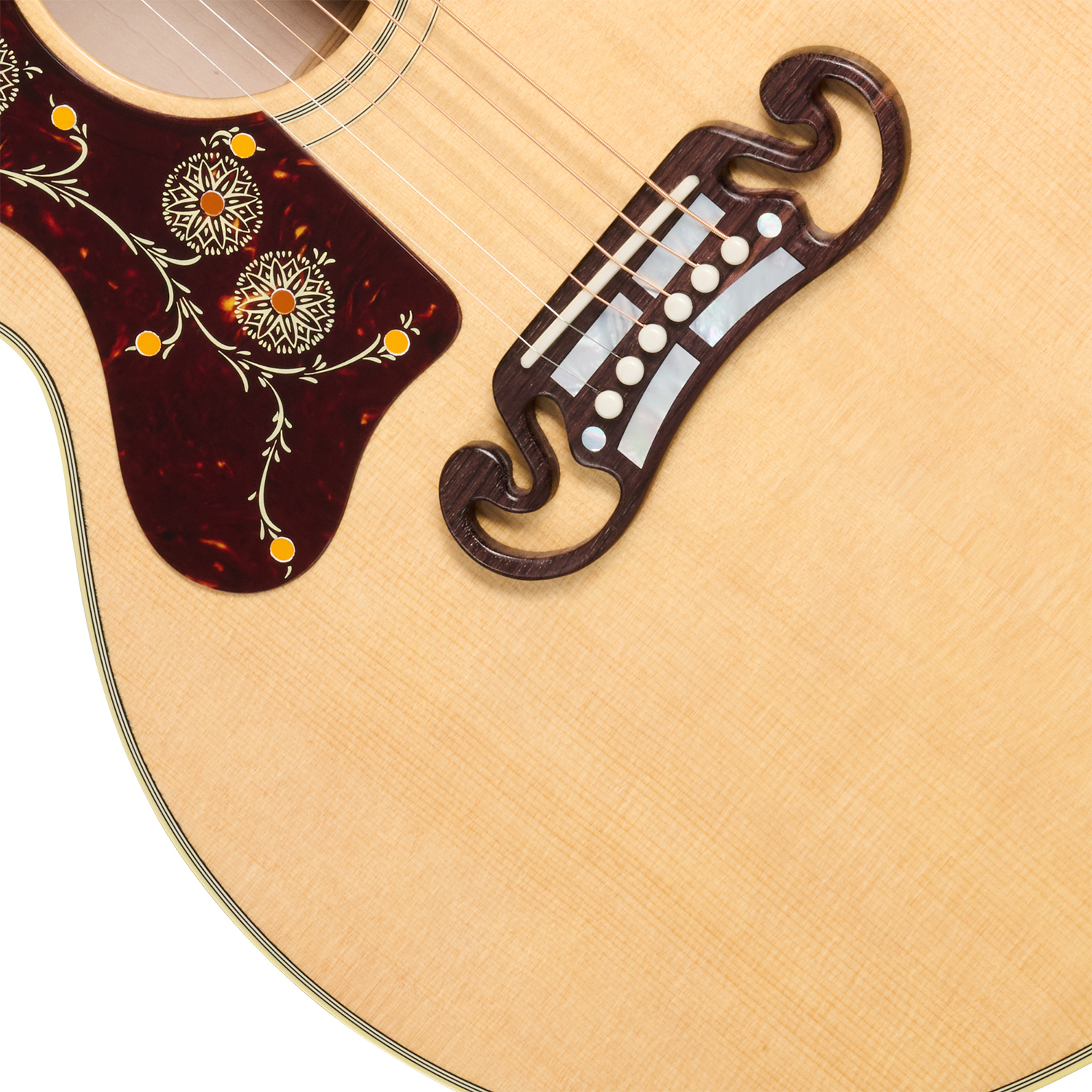 Gibson Sj200 Original Lh (baggs Hifi Dna) Jumbo Gaucher Epicea Erable Rw - Antique Natural - Guitarra folk - Variation 3