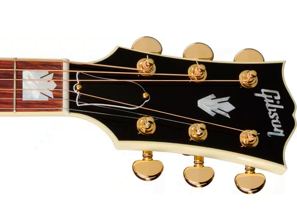 Gibson Sj200 Standard Modern Jumbo Epicea Erable Rw - Classic White - Guitarra folk - Variation 5