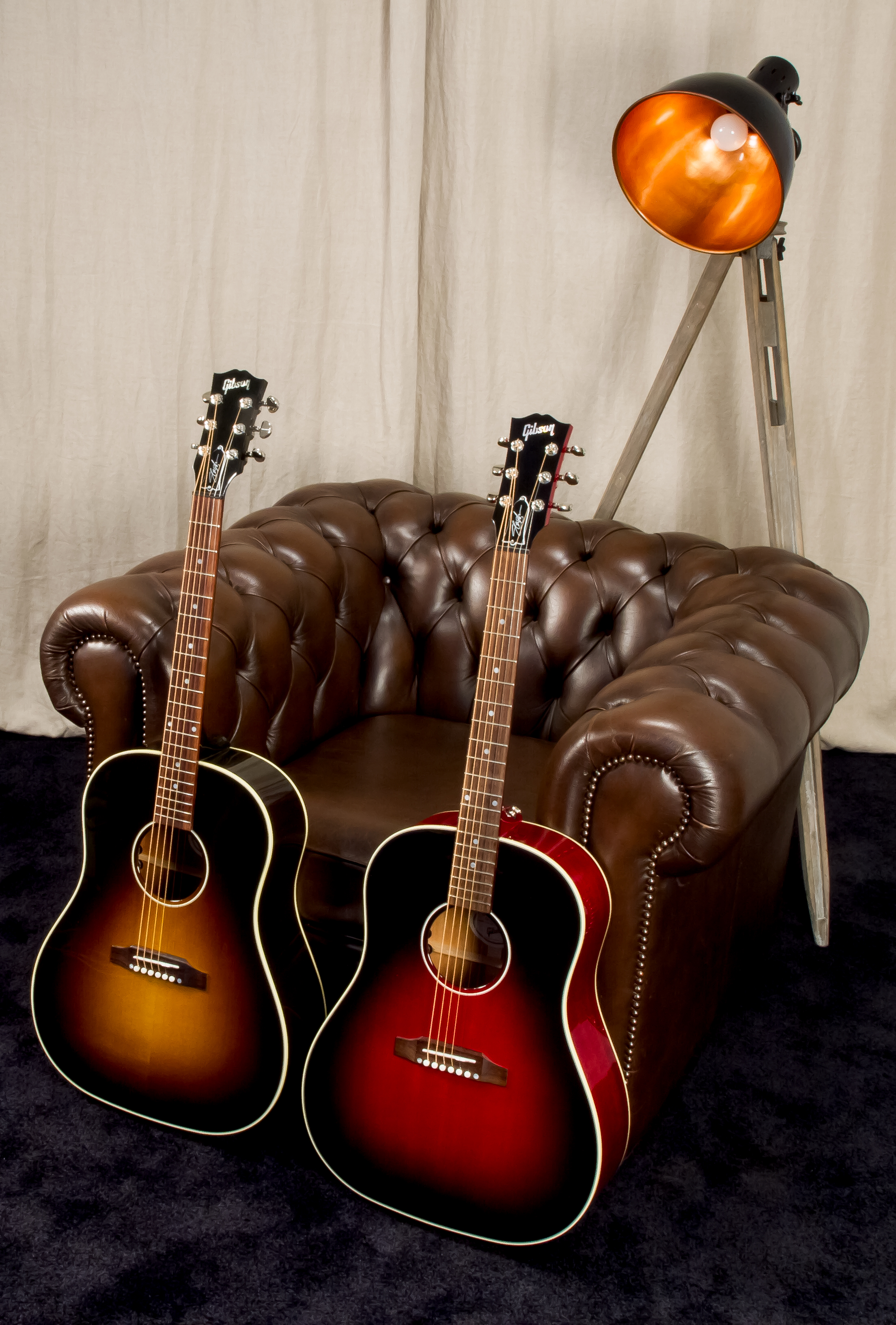 Gibson Slash J-45 2020 Signature Epicea Acajou Rw - November Burst - Guitarra electro acustica - Variation 3