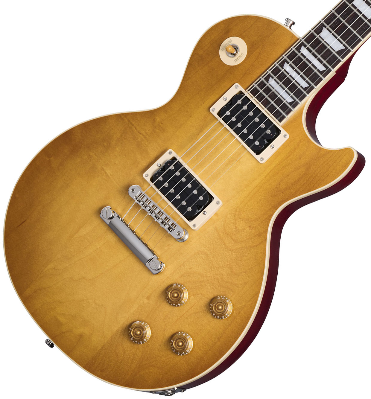 Gibson Slash Les Paul Standard Jessica Signature 2h Ht Rw - Honey Burst With Red Back - Guitarra eléctrica de corte único. - Variation 4