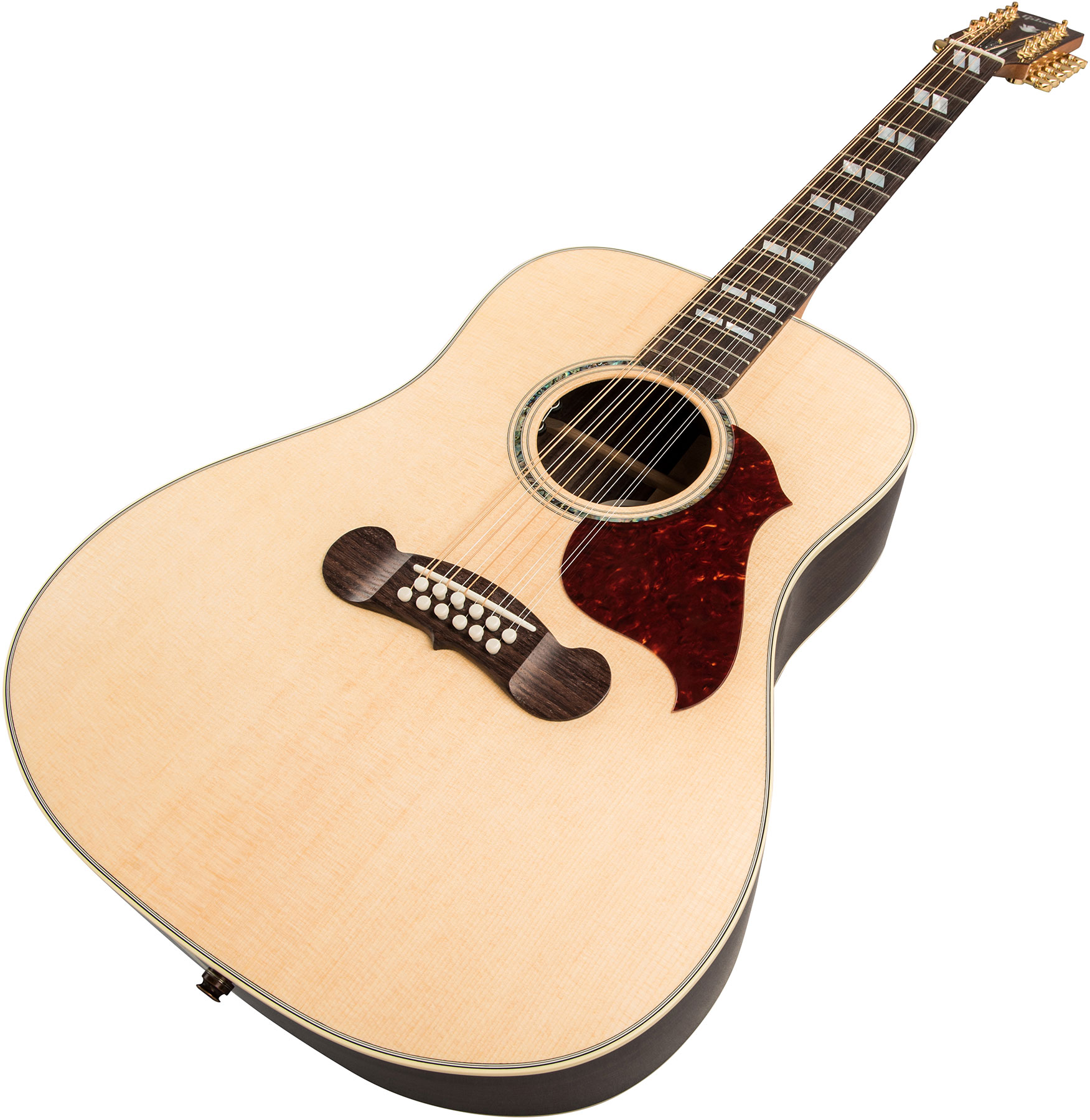 Gibson Songwriter 12-string 2019 Dreadnought 12-cordes Epicea Palissandre Rw - Antique Natural - Guitarra acústica & electro - Variation 1