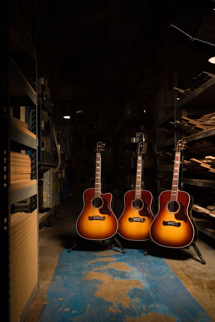 Gibson Songwriter 12-string 2019 Dreadnought 12c Epicea Palissandre Rw - Rosewood Burst - Guitarra electro acustica - Variation 7