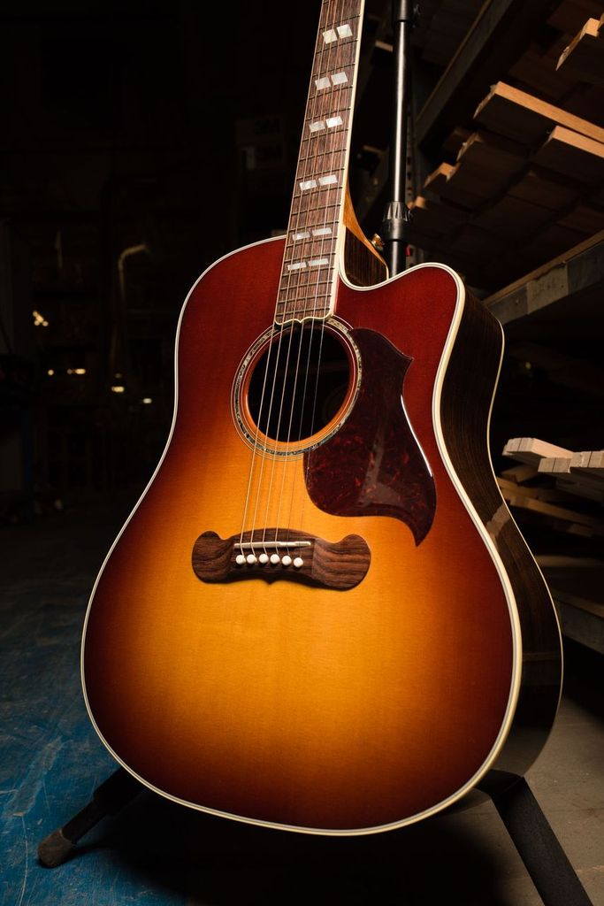 Gibson Songwriter 2019 Dreadnought Epicea Palissandre Rw - Burst - Guitarra acústica & electro - Variation 4