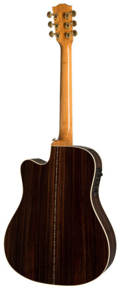 Gibson Songwriter Cutaway 2019 Dreadnought Epicea Palissandre Rw - Antique Natural - Guitarra electro acustica - Variation 1