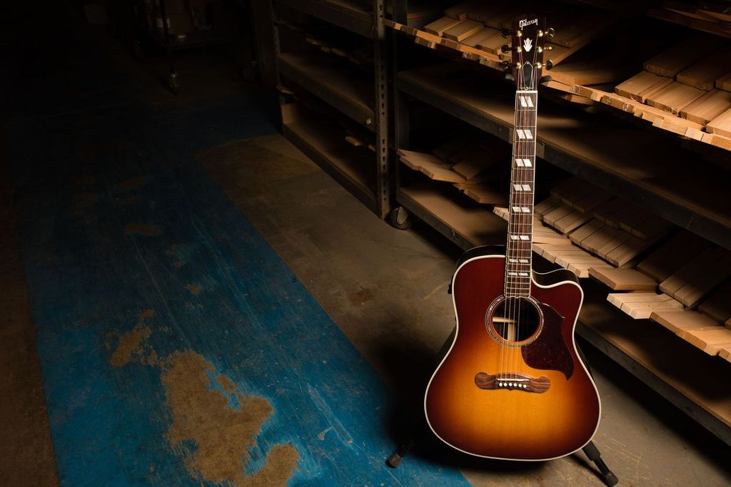 Gibson Songwriter Cutaway 2019 Dreadnought Epicea Palissandre Rw - Rosewood Burst - Guitarra folk - Variation 6