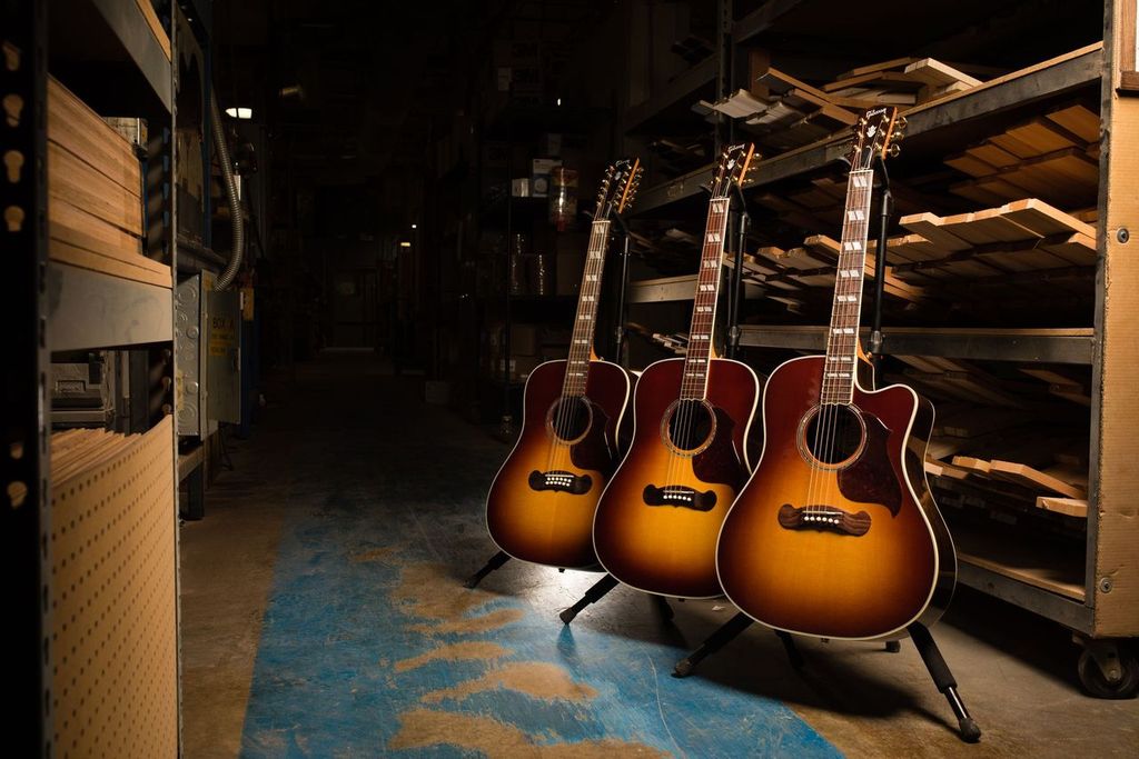Gibson Songwriter Cutaway 2019 Dreadnought Epicea Palissandre Rw - Rosewood Burst - Guitarra folk - Variation 7