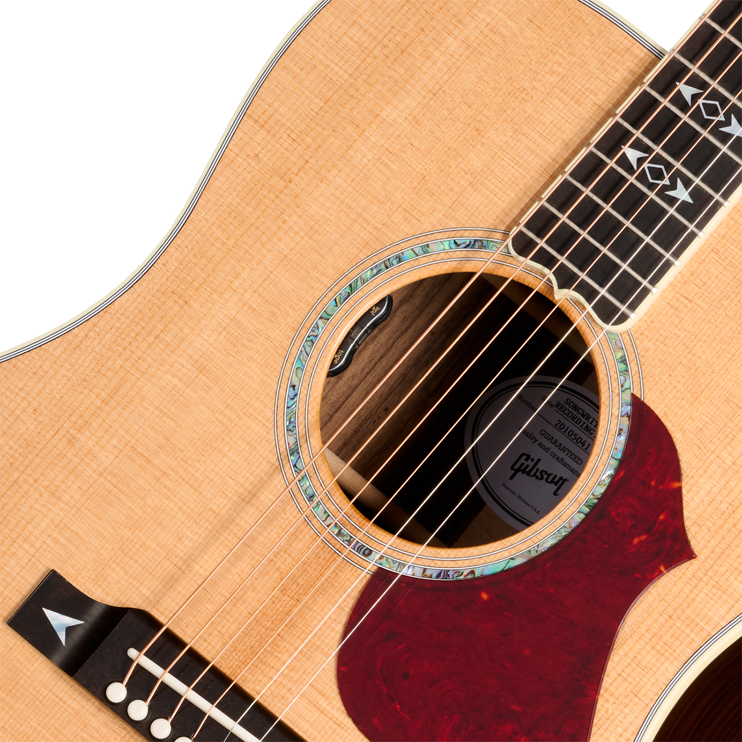 Gibson Songwriter Recording Artist (baggs Hifi Dna) Dreadnought Epicea Palissandre Eb - Natural - Guitarra folk - Variation 2