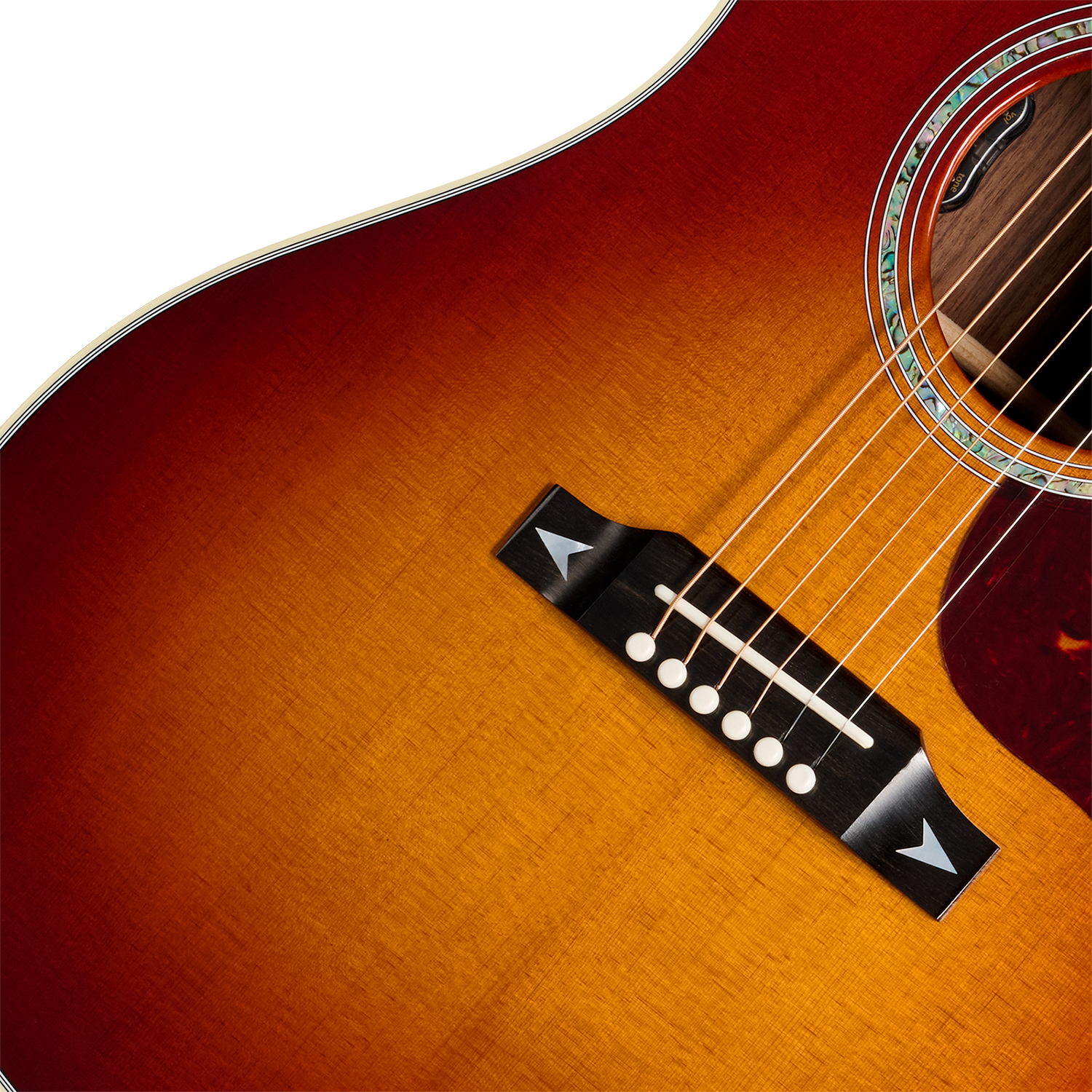 Gibson Songwriter Recording Artist (baggs Hifi Dna) Dreadnought Epicea Palissandre Eb - Rosewood Burst - Guitarra folk - Variation 3
