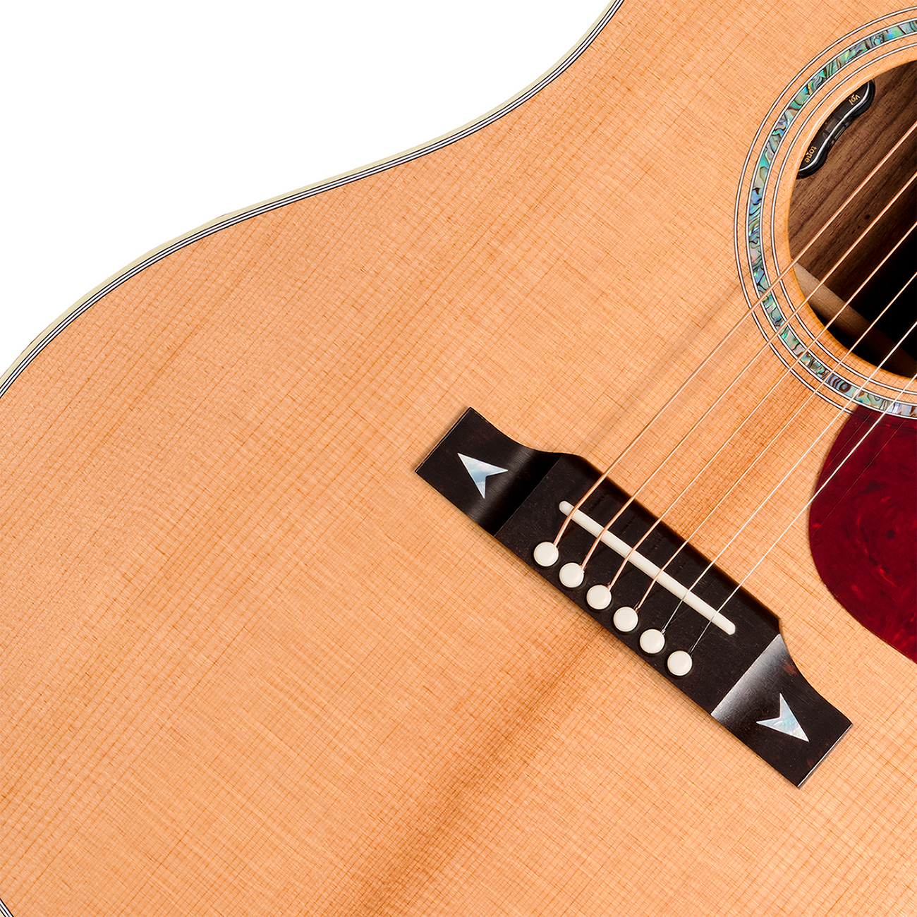 Gibson Songwriter Recording Artist Dreadnought Epicea Palissandre Rw - Antique Natural - Guitarra folk - Variation 3