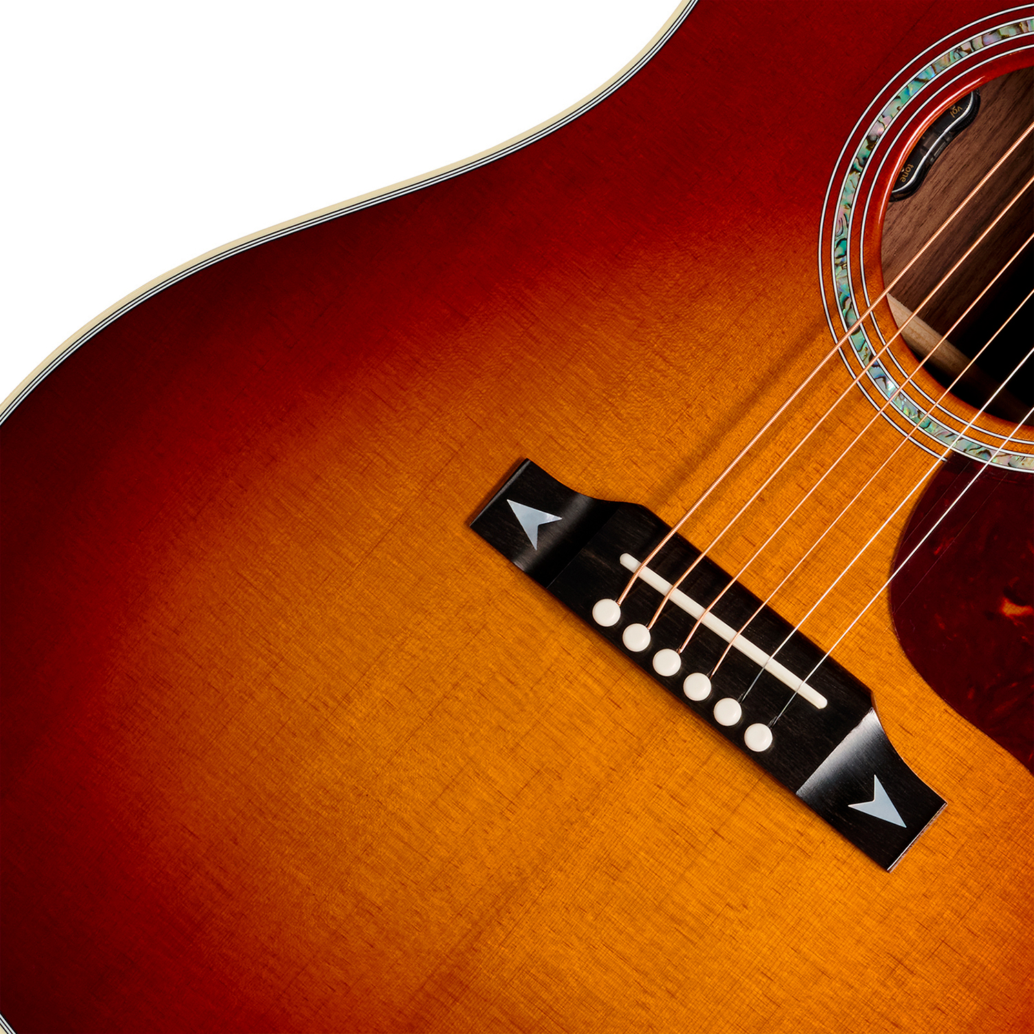 Gibson Songwriter Recording Artist Dreadnought Epicea Palissandre Rw - Rosewood Burst - Guitarra folk - Variation 3