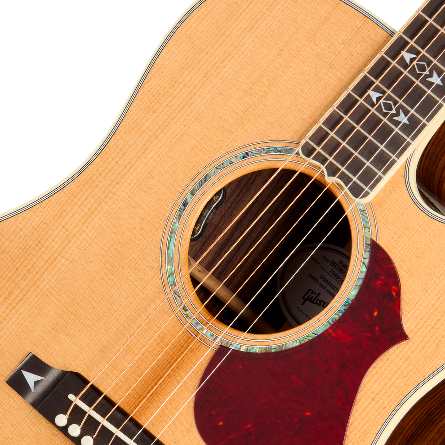 Gibson Songwriter Recording Artist Lh (baggs Hifi Dna) Dreadnought Cw Gaucher Epicea Palissandre Eb - Antique Natural - Guitarra folk - Variation 2