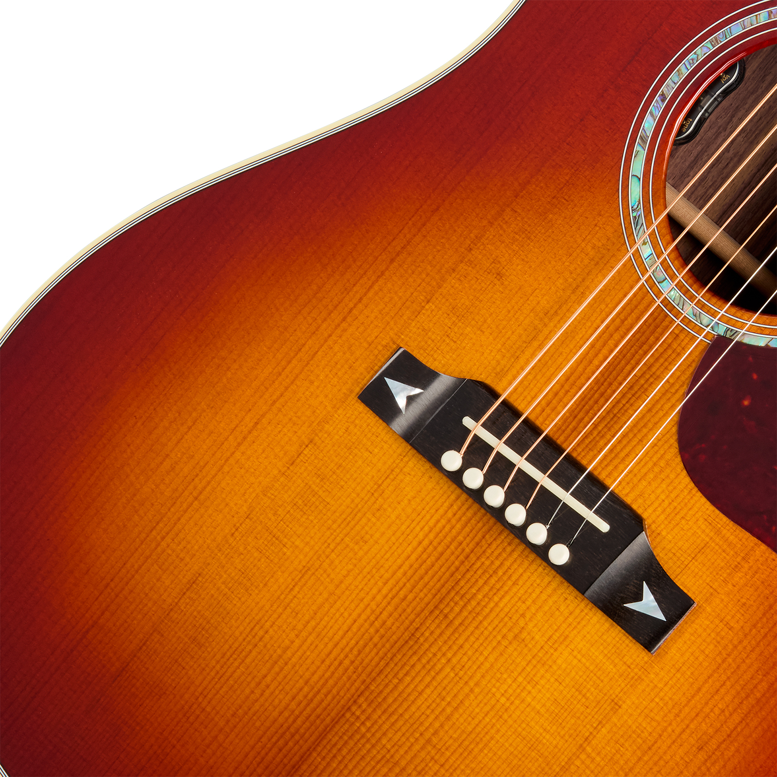 Gibson Songwriter Recording Artist Lh (baggs Hifi Dna) Dreadnought Cw Gaucher Epicea Palissandre Eb - Rosewood Burst - Guitarra folk - Variation 3