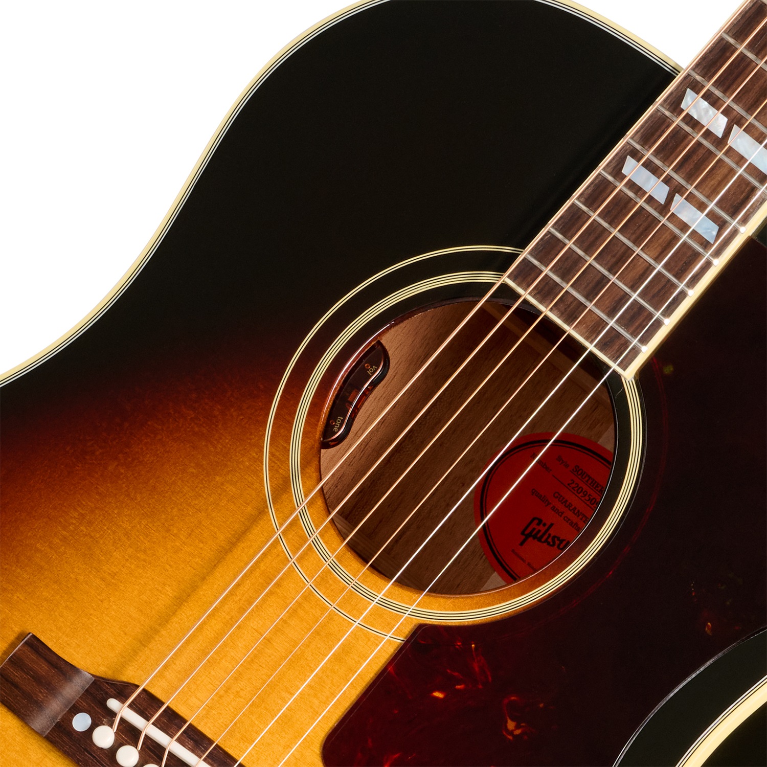 Gibson Southern Jumbo Original (baggs Hifi Dna) Dreadnought Epicea Acajou Rw - Vintage Sunburst - Guitarra folk - Variation 2