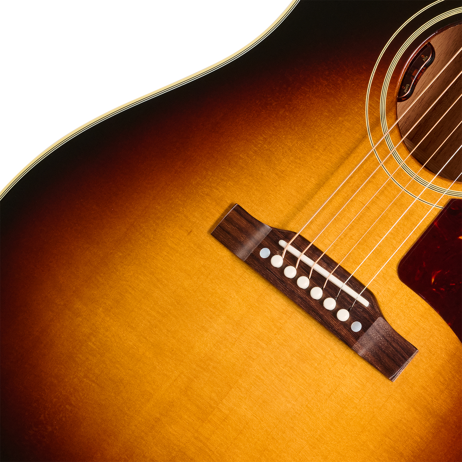 Gibson Southern Jumbo Original (baggs Hifi Dna) Dreadnought Epicea Acajou Rw - Vintage Sunburst - Guitarra folk - Variation 3
