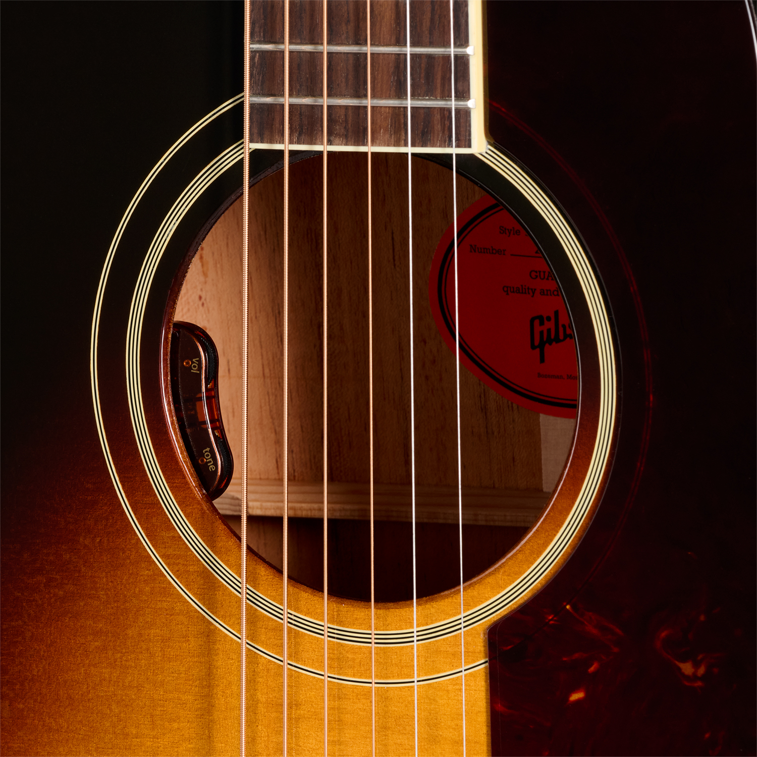 Gibson Southern Jumbo Original (baggs Hifi Dna) Dreadnought Epicea Acajou Rw - Vintage Sunburst - Guitarra folk - Variation 4