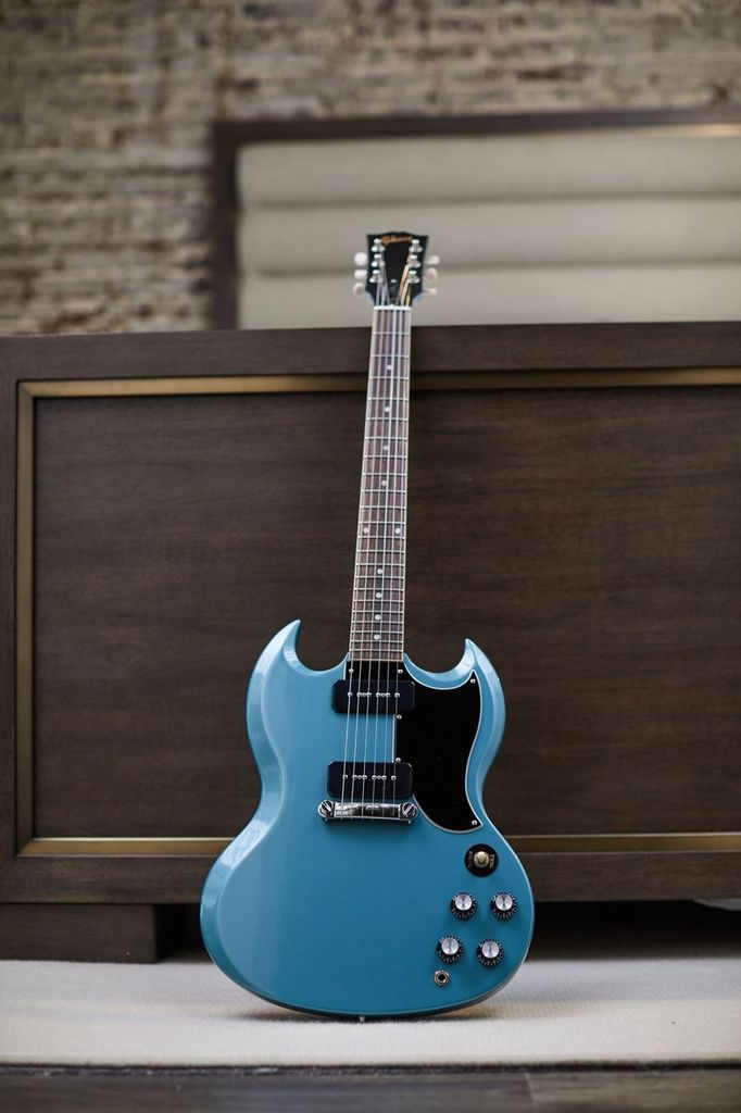 Gibson Sg Special Original P90 - Pelham Blue - Guitarra electrica retro rock - Variation 4