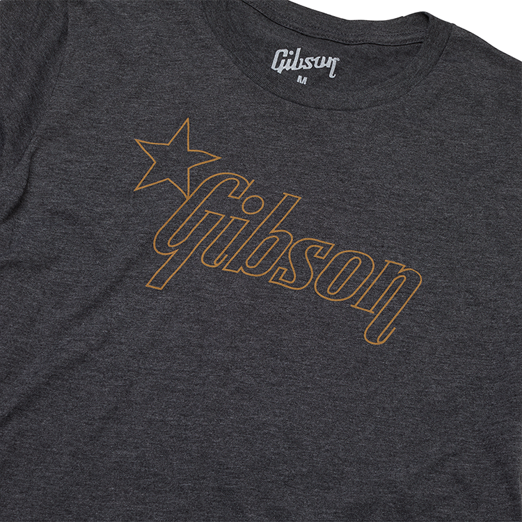 Gibson Star Logo Tee Medium Charcoal - Camiseta - Variation 1