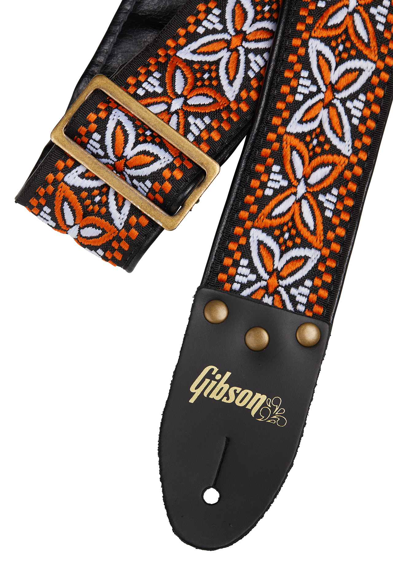 Gibson The Orange Lily Guitar Strap Nylon - Correa - Variation 1