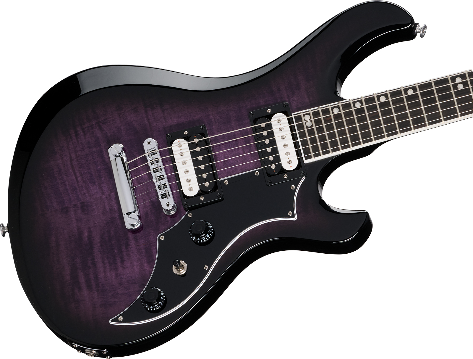 Gibson Victory Figured Top Usa 2h Ht Eb - Dark Purple Burst - Guitarra eléctrica de doble corte - Variation 2