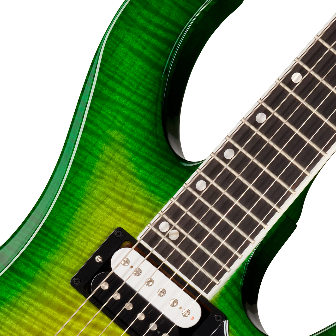 Gibson Victory Floyd Rose Usa 2h Fr Eb - Iguana Burst - Guitarra eléctrica de doble corte - Variation 2