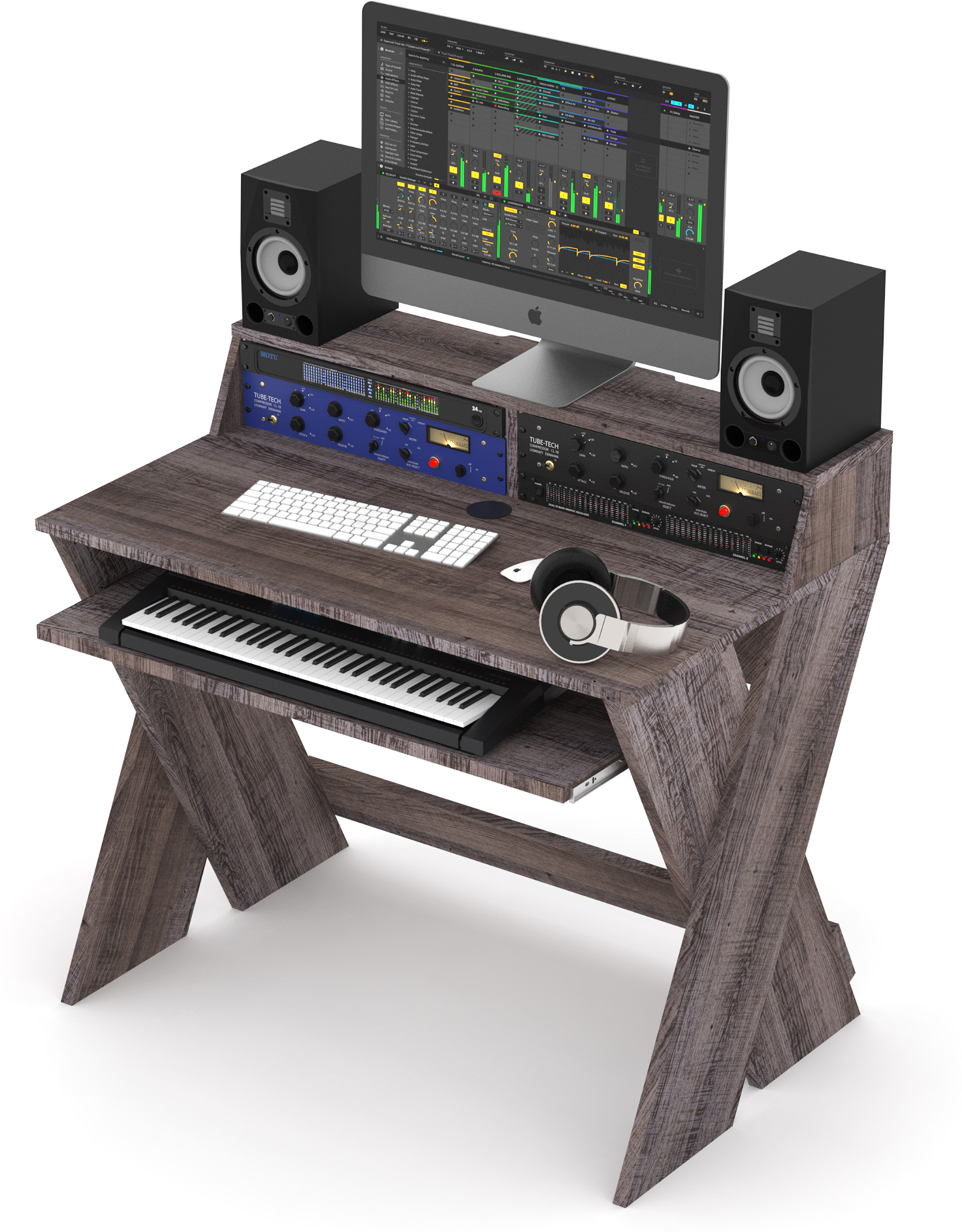 Glorious Sound Desk Compact Walnut - Mueble para estudio - Main picture