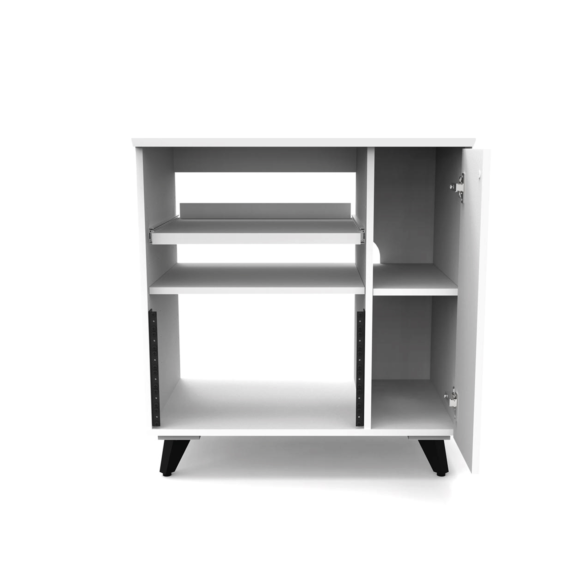 Glorious Modular Side Rack White - Mueble para estudio - Variation 3