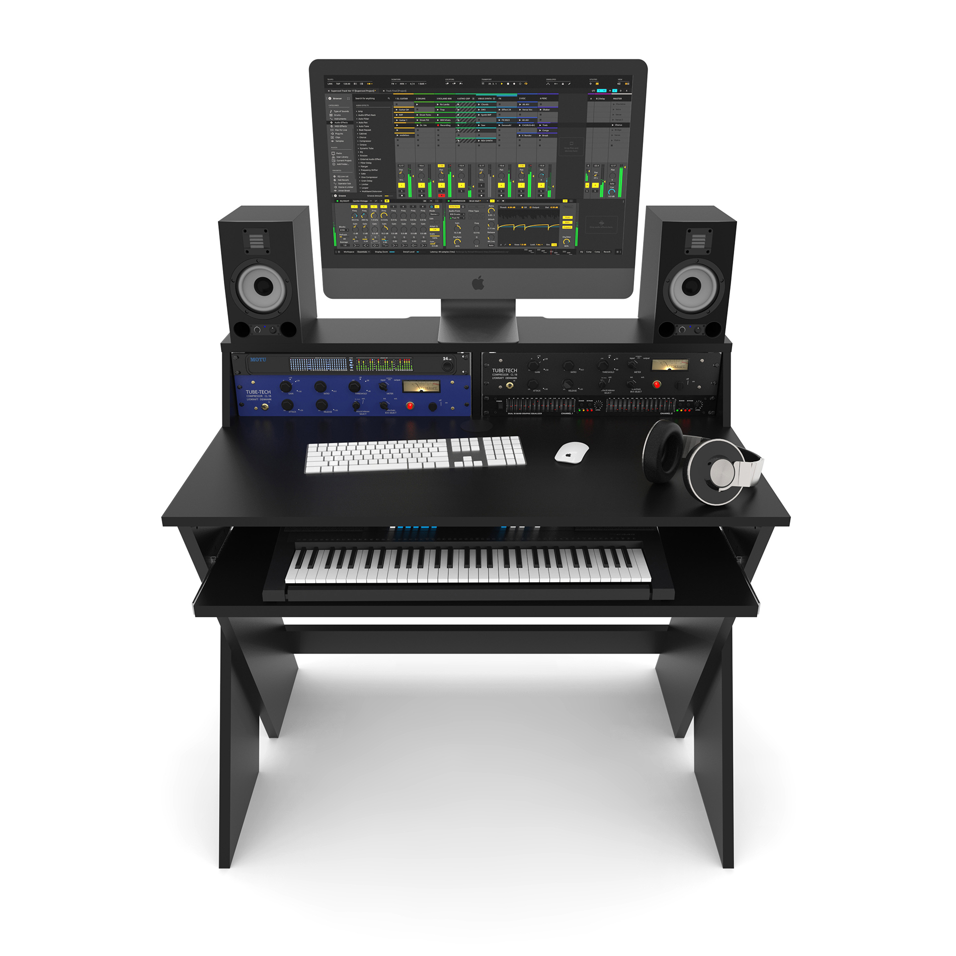 Glorious Sound Desk Compact Black - Mueble para estudio - Variation 1