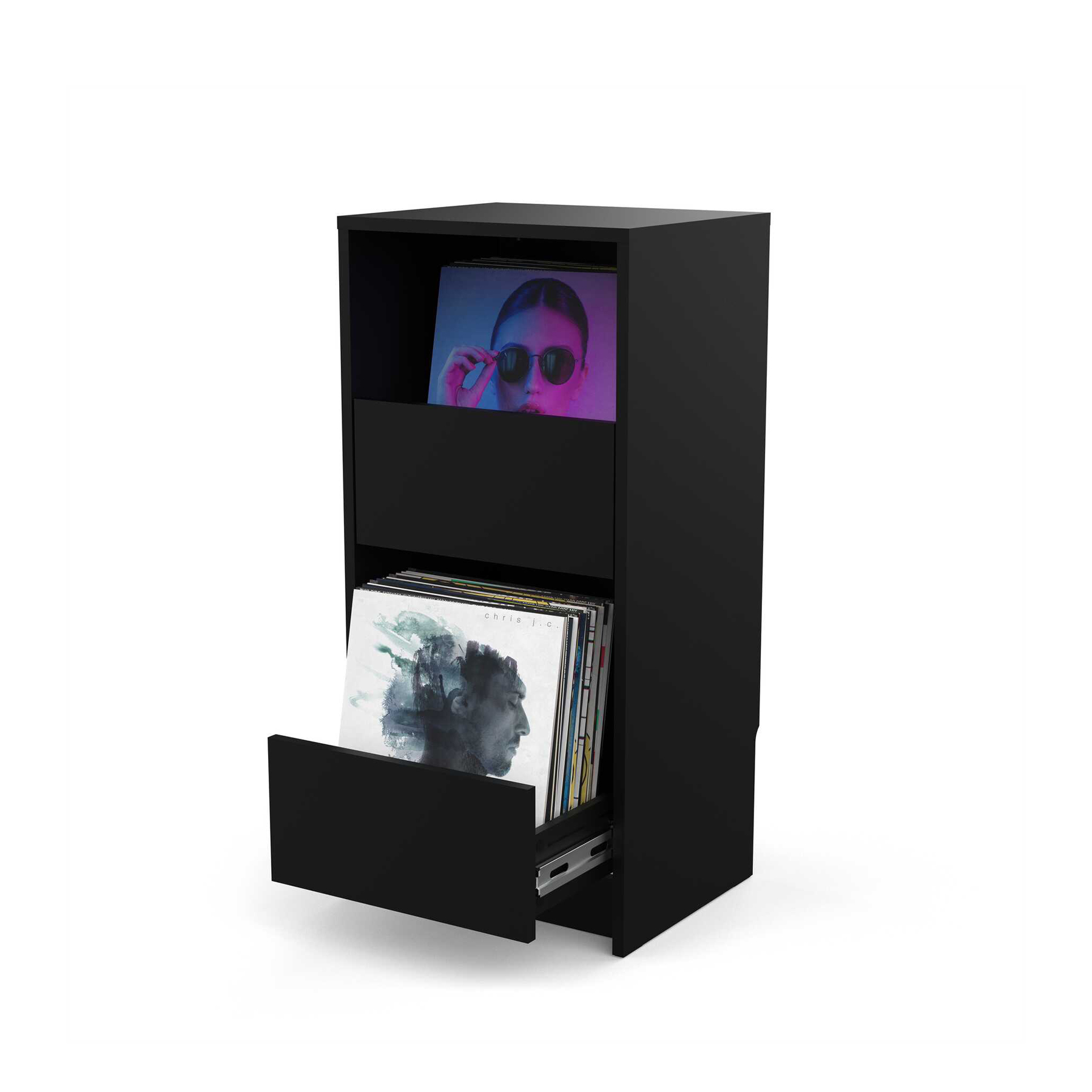 Glorious Vinyl Vault Black - Muebles DJ - Variation 2