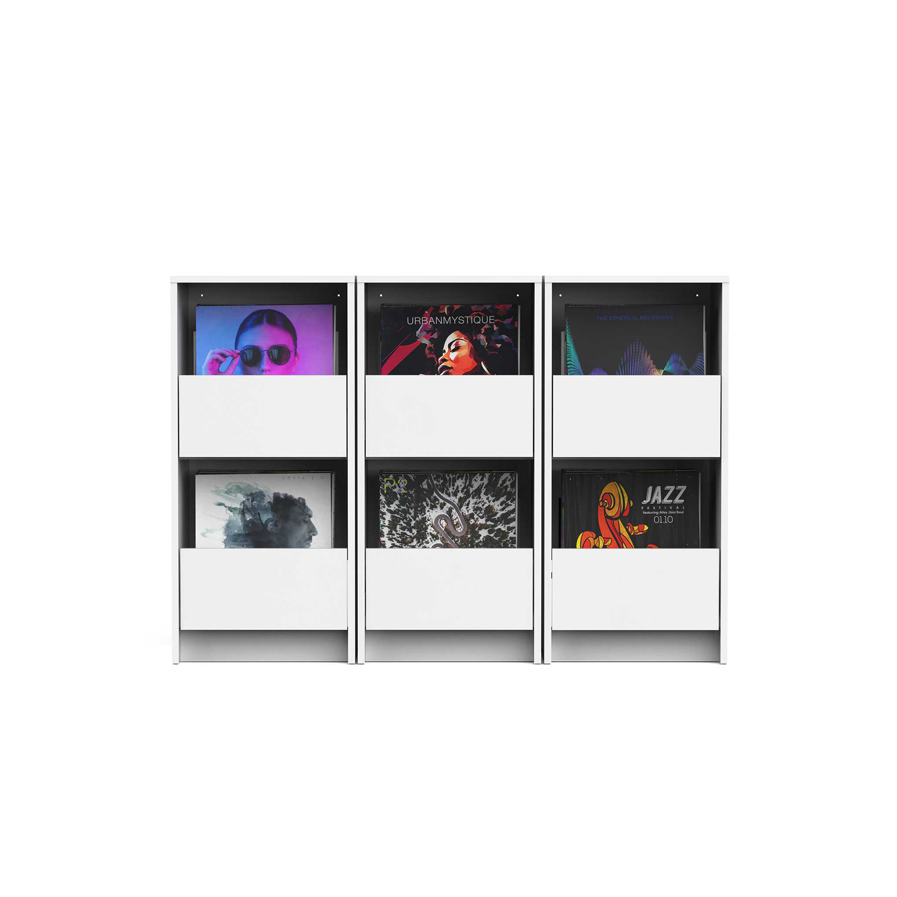 Glorious Vinyl Vault White - Muebles DJ - Variation 5