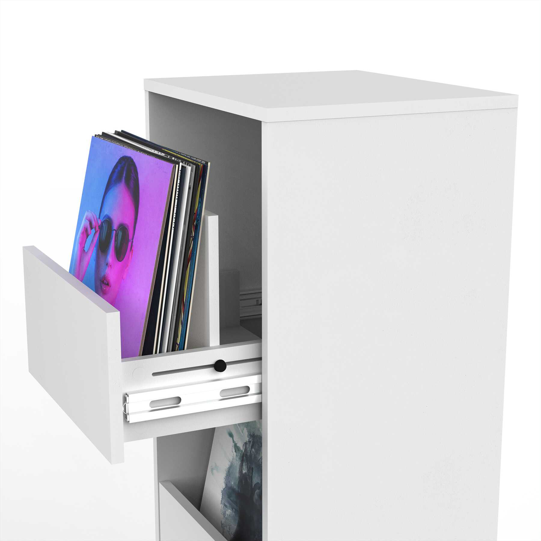 Glorious Vinyl Vault White - Muebles DJ - Variation 7