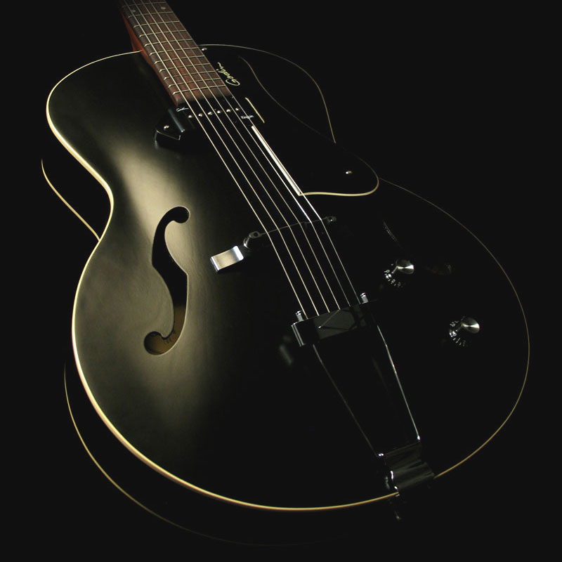 Godin 5th Avenue Kingpin P90 - Black - Guitarra elécrica Jazz cuerpo acústico - Variation 2