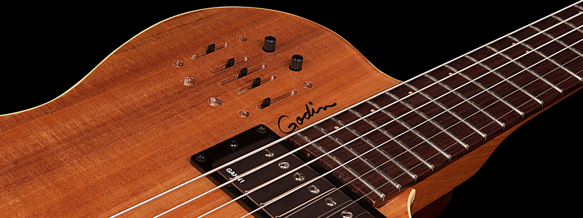 Godin A6 Ultra Koa Rw +housse - Natural - Guitarra acústica & electro - Variation 1