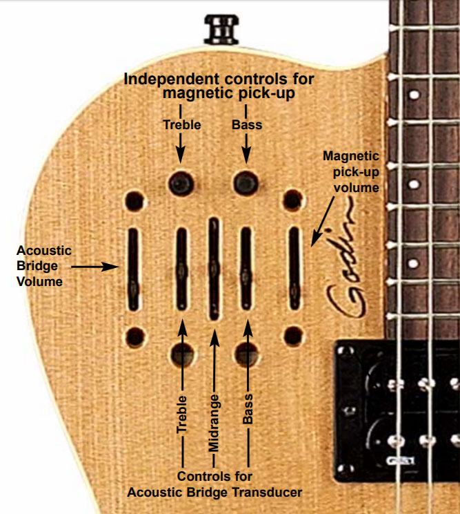 Godin A6 Ultra Koa Rw +housse - Natural - Guitarra acústica & electro - Variation 2