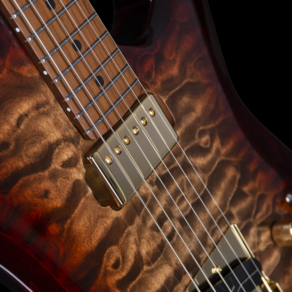 Godin Artisan Tc Sh Ht Mn - Whiskey Burst - Guitarra eléctrica con forma de tel - Variation 4