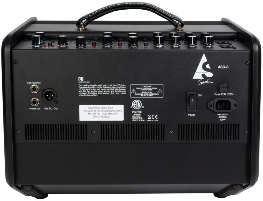 Godin Asg-8 120 Acoustic Solutions 120w 1x8 Black - Combo amplificador acústico - Variation 1