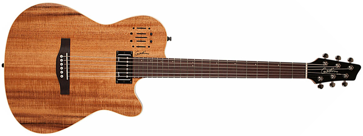 Godin A6 Ultra Koa Rw +housse - Natural - Guitarra acústica & electro - Main picture