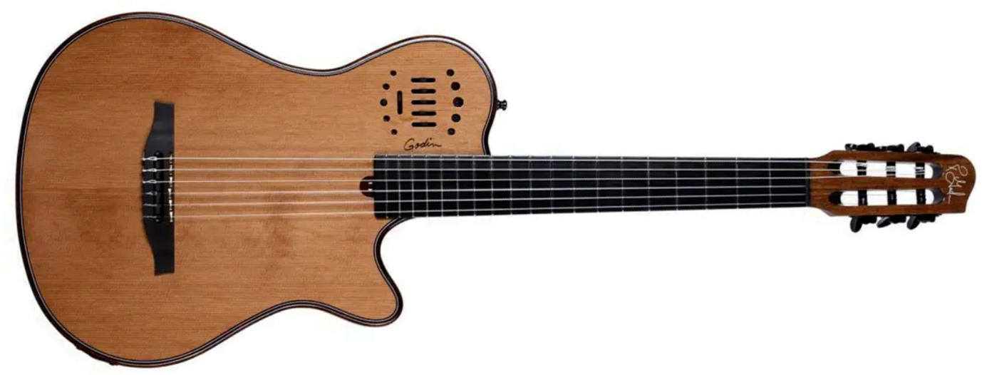 Godin Multiac Mundial Grand Concert Deluxe Mahogany - Natural - Guitarra clásica 4/4 - Main picture