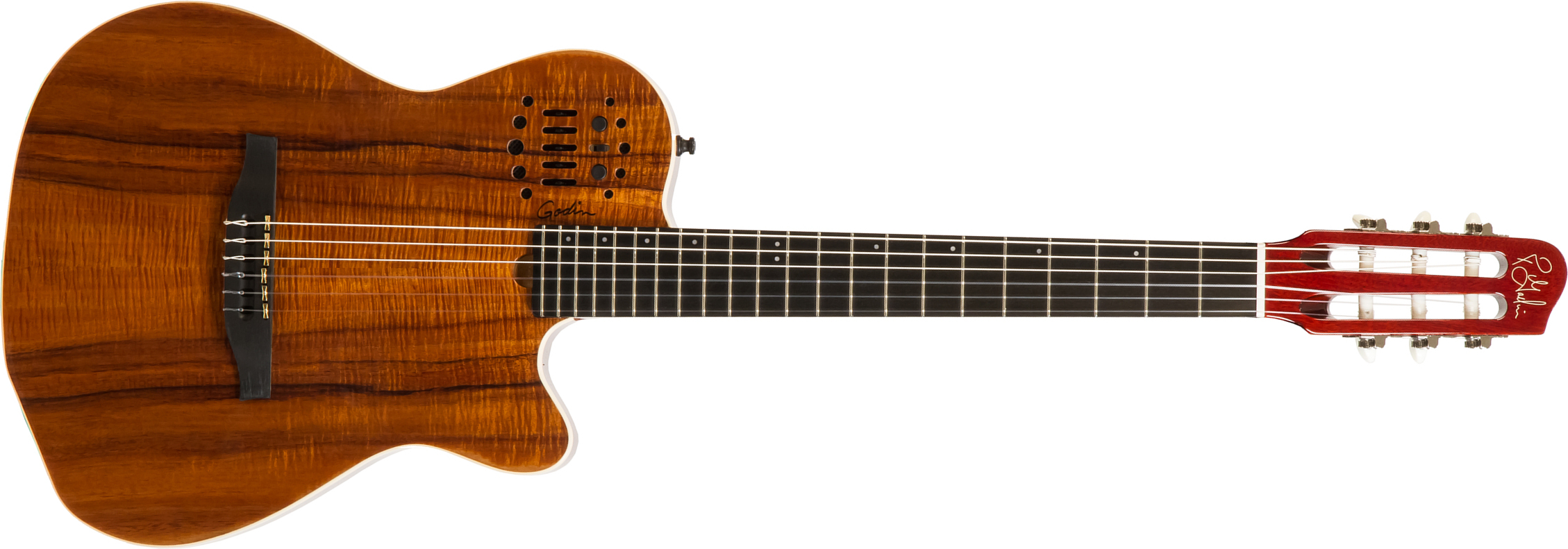 Godin Multiac Nylon Acs Koa Extreme +housse - Natural Hg - Guitarra clásica 4/4 - Main picture