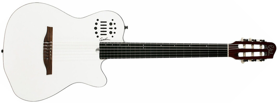 Godin Multiac Nylon Acs Sa Synth Access +housse - White - Guitarra clásica 4/4 - Main picture